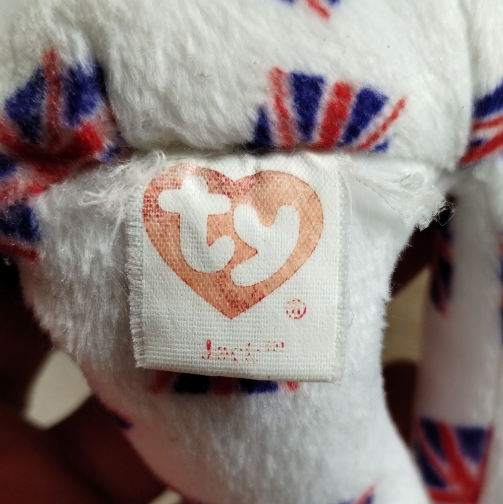 -Ty Beanie Babies โJackโ the Bear - UK Exclusive 9in - Picture 12 of 13